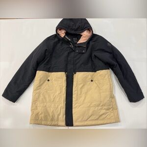 Burton Thermolite Snowboard Ski Jacket Living Lining Black Color block Mens L